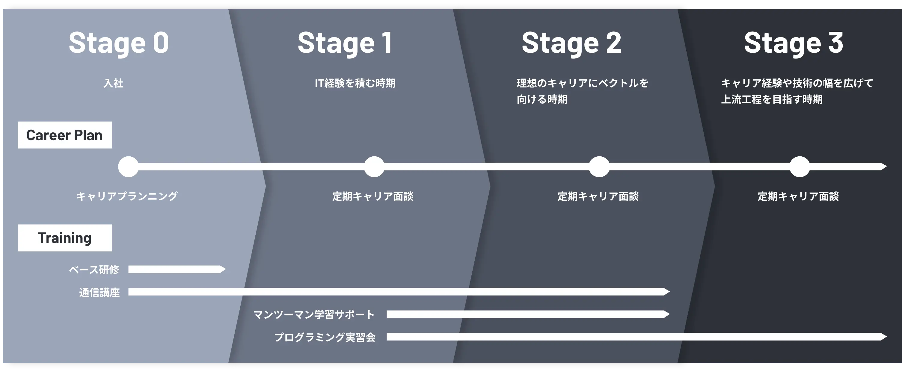 Career Plan,Trainingの流れ